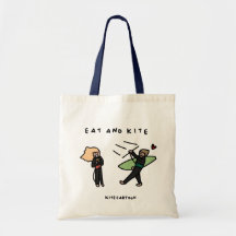 Kiteboard/kitesurf - Manger et cerf-volant