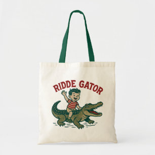 Tote Bag Kitsch Vintage Floride Crocodile Ridde Alligator R