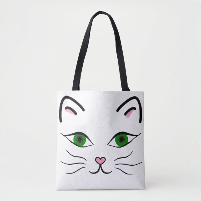 Tote Bag - Kitty Face (Front)