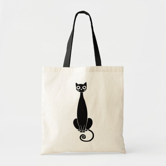 Tote Bag Kitty noir (Devant)