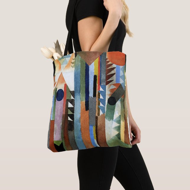 Tote Bag Klee - Der Wald der aus... (De près)