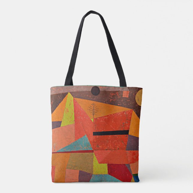 Tote Bag Klee - Joyful Mountain Landcape (Dos)