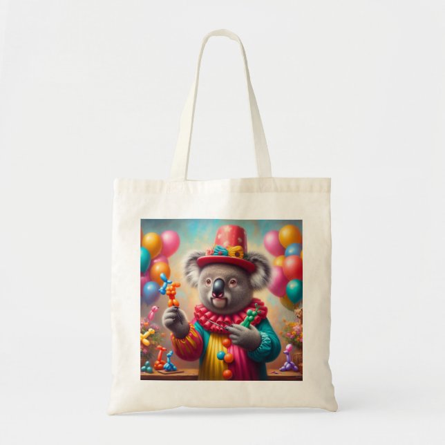Tote Bag Koala Clown (Devant)