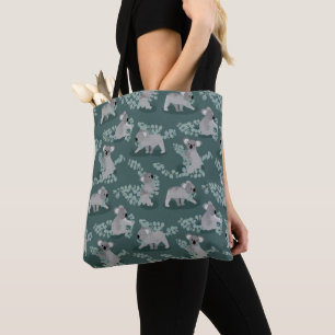 Tote Bag Koala mignons recueillant l'eucalyptus
