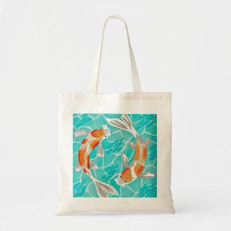 Tote Bag Koi Pond