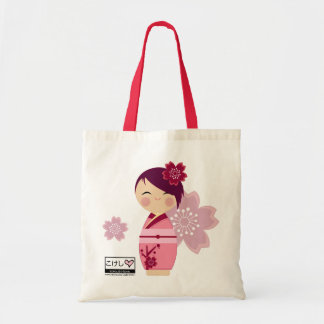 Tote Bag Kokeshi Sakura Fourre-tout