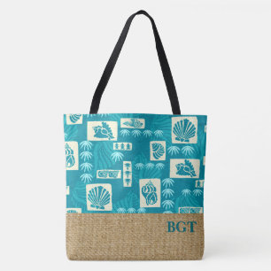 Tote Bag Koua Bay Hawaii Shell sous-marin Monogram Beach sa