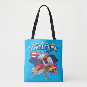 Tote Bag Krypto & Superman - C'est Walk O'Clock !