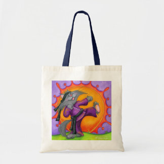 Tote Bag Kung Fu Kitty/sac fourre-tout à épicerie