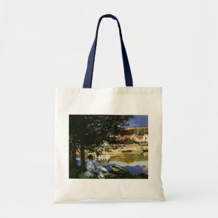 Tote Bag La Banque de la Seine, Bennecourt de Claude Monet