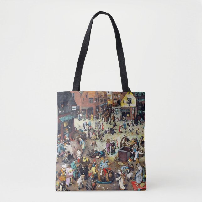 Tote Bag La bataille entre Carnaval et Carême, Bruegel (Devant)