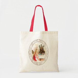 Tote Bag La Beauté En Rose Et La Bête