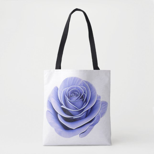Tote Bag La beauté fragile d'un Rose (Devant)