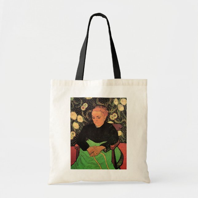 Tote Bag La Berceuse (Augustine Roulin) par Vincent van Gog (Devant)