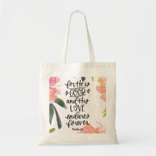 Tote Bag La Bible Verse Fourre-tout - Car Il Est Bon