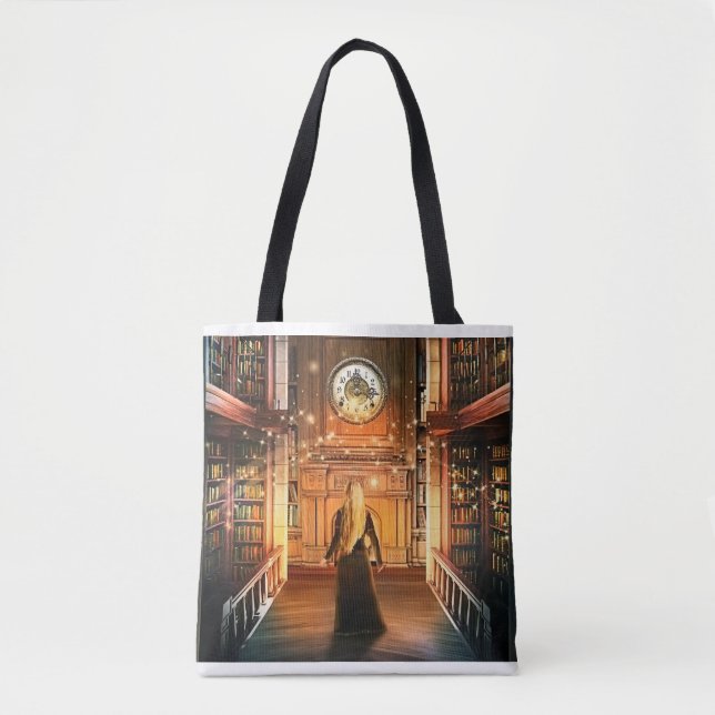 Tote Bag La bibliothèque de verre fourre-tout (Devant)
