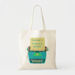 Tote Bag La bibliothèque personnalisée réserve la machine à
