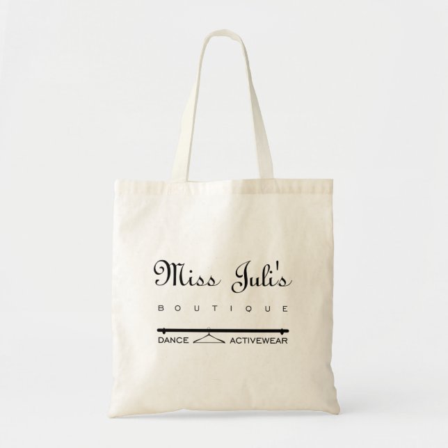 Tote Bag La Boutique Cotton Fourre-tout de Mlle. (Devant)