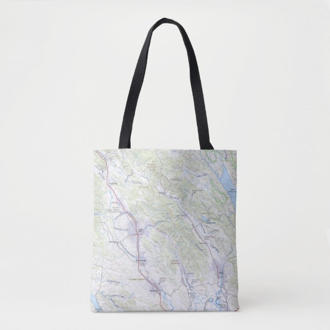 Tote Bag La campagne vinicole de Napa et Sonoma en Californ (Devant)