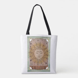 Tote Bag La carte de tarot vintage Soleil Art céleste