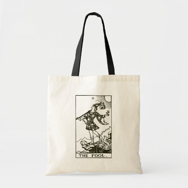Tote Bag La carte fou Tarot (Devant)