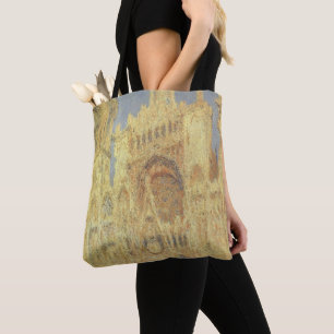 Tote Bag La Cathédrale de Rouen, coucher de soleil par Clau