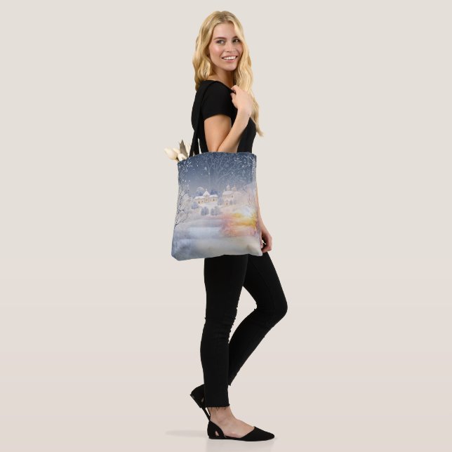 Tote Bag La chaleur du soleil en hiver (Sur le modèle)