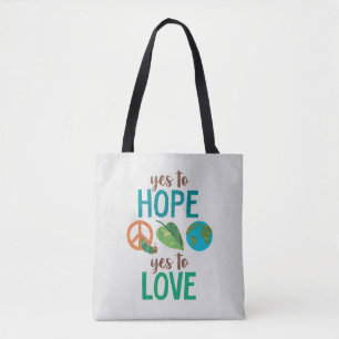 Tote Bag La chenille affamée Oui à l'espoir