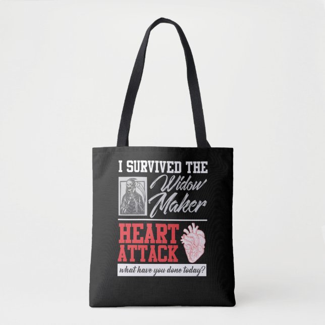 Tote Bag La chirurgie cardiaque a survécu à l'attaque cardi (Devant)