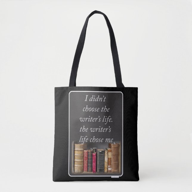 Tote Bag La citation de la vie d'auteurs (Devant)