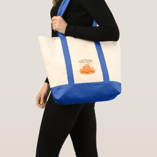 Tote Bag La citrouille la plus mignonne de la parcelle Hall