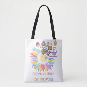 Tote Bag La Communication Semble Différente Pour Tout Le Mo