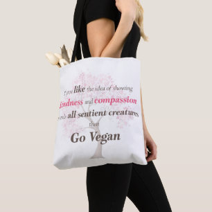 Tote Bag La compassion envers tous les animaux sensibles