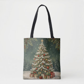 Tote Bag La Couronne de la Forêt Hivernale