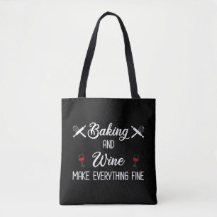 Tote Bag La Cuisine Et Le Vin Font Tout Bien