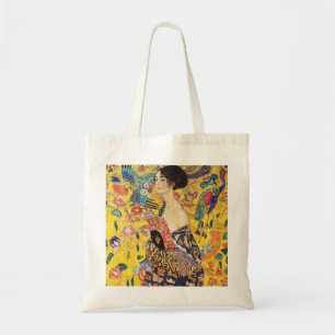 Tote Bag La Dame de Gustav Klimt avec un fan