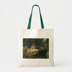 Tote Bag La Dame de Shalott sur un bateau par John William