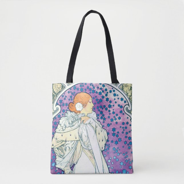 Tote Bag La Dame des Camelias, Alphonse Mucha (Devant)
