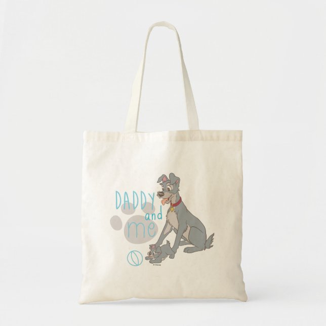 Tote Bag La Dame et le marteau| Papa et moi (Devant)