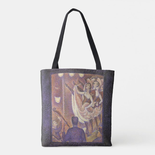 Tote Bag La danse cancan, Le Chahut de Georges Seurat (Dos)
