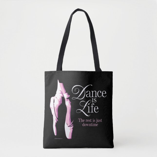 Tote Bag La danse, c'est la vie (Devant)