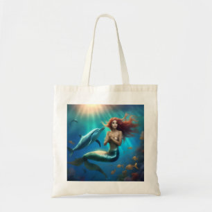 Tote Bag "La danse de l'océan : Le voyage d'une sirène et d