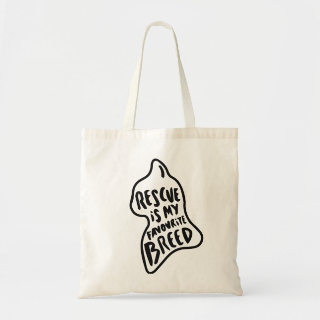 Tote Bag La délivrance est ma race préférée (Devant)