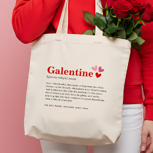 Tote Bag La fête de la Saint-Galentin personnalisée pour el