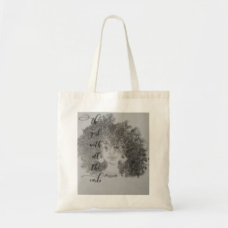 Tote Bag La fille avec toutes les boucles Fourre-tout