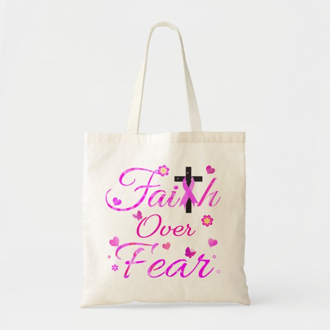 Tote Bag La foi au-dessus de la peur (Devant)