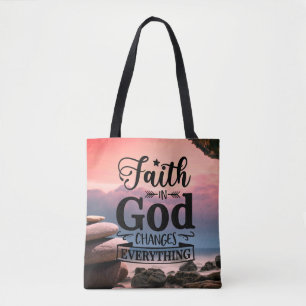 Tote Bag La foi chrétienne en Dieu