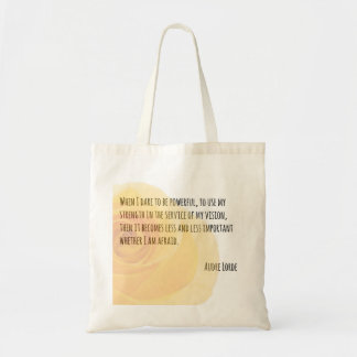 Tote Bag La force d'une femme - citation fourre-tout