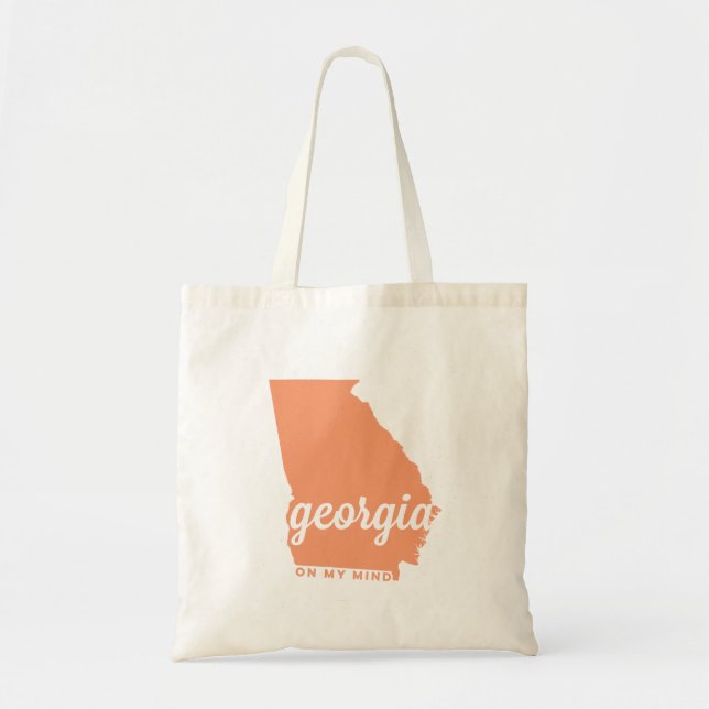 Tote Bag la Géorgie | sur ma pêche de l'esprit | (Devant)