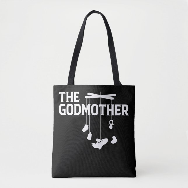 Tote Bag La Godmère du nouveau bébé première fois maman (Devant)